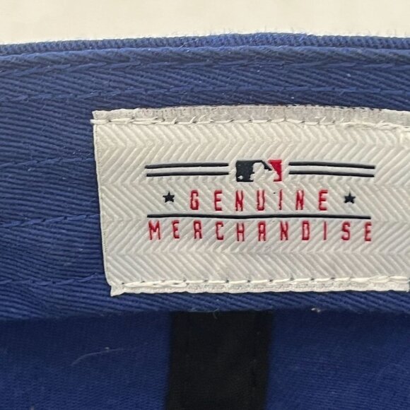 Los Angeles Dodgers Hat Cap Strap‎ Back Blue Gray Baseball Logo MLB Mens - Picture 8 of 9